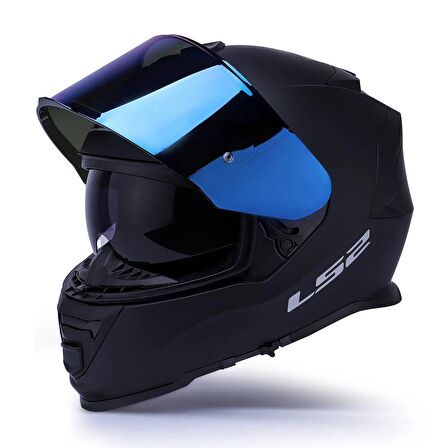 Ls2 Storm 2 Full Face Motosiklet Kaskı Gökkuşağı Vizörlü