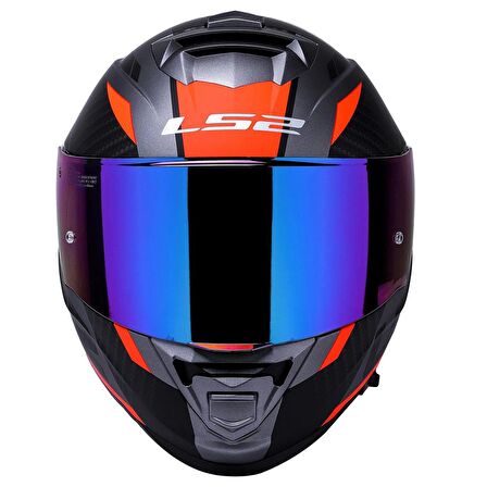 Ls2 Storm 2 Racer Full Face Motosiklet Kaskı Gökkuşağı Vizörlü