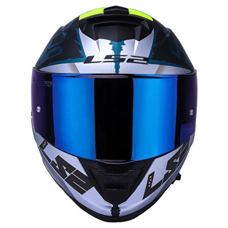 Ls2 Storm 2 Sprinter Full Face Motosiklet Kaskı Gökkuşağı Vizörlü