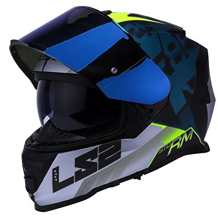 Ls2 Storm 2 Sprinter Full Face Motosiklet Kaskı Gökkuşağı Vizörlü