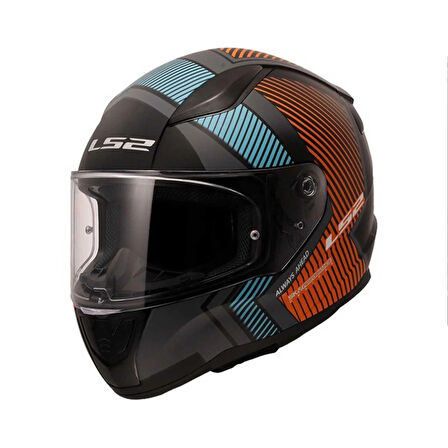 Ls2 Rapid 2 Extra Full Face Motosiklet Kaskı Şeffaf + Gökkuşağı Vizörlü