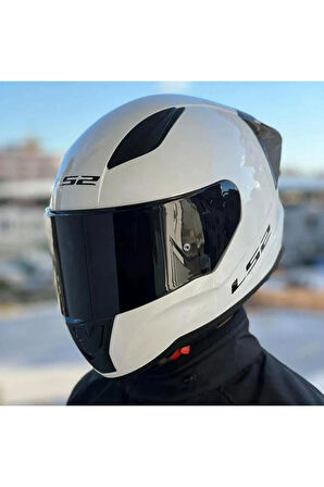Rapid 2 Race Full Face Motosiklet Kaskı Yarış Spoiler +  Şeffaf + Siyah Vizörlü