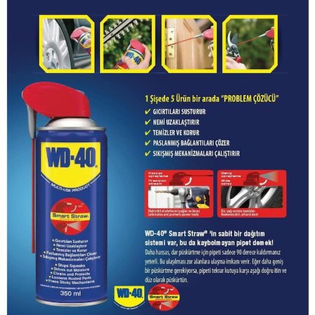 PAS SÖKÜCÜ WD-40 350 ML SMART STRAW