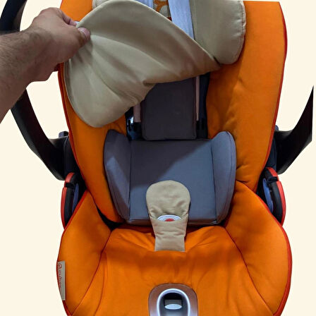 Oto Koltuğu Pusetler İçin Yeni doğan Minderi ve Baş Desteği (Cybex Ana Kucağı Pusetler İle Tam Uyumlu)