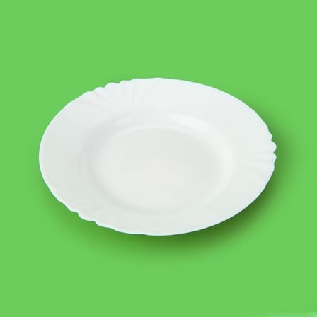 Luminarc Cadix Temperli Yemek Tabağı - Beyaz - 22,5 cm