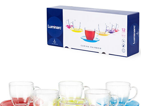 TEMP CARINE RAINBOW FİNCAN TAKIMI