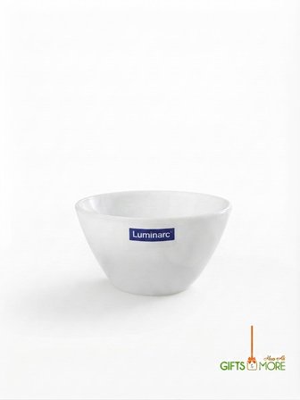 Zelie Opal Temerli Cam Beyaz Kase 12 cm 6'lı Set - Çorba ve Tatlı Kasesi