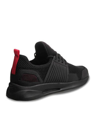 M.p 241-1065 Siyah Kırmızı Erkek Bağcıklı Günlük Ayakkabı