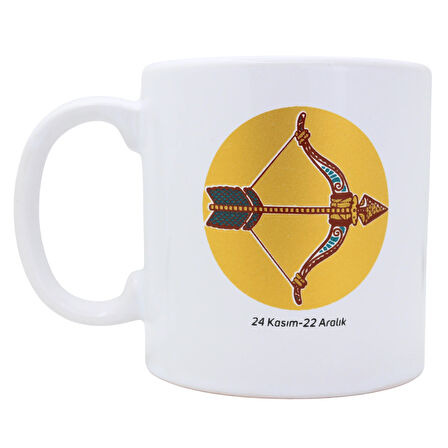 Yay Burcu Temalı Kupa Bardak