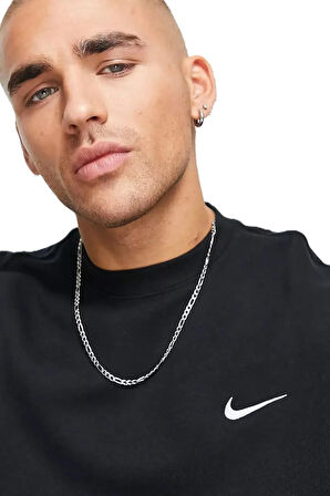 Nike Solo Swoosh Fleece Erkek Siyah Spor Sweatshrit