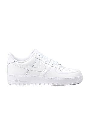 Nike 315122 Air Force 1'07 Beyaz-Beyaz Erkek Spor Ayakkabı