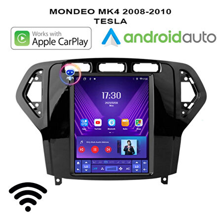 FOR-X FORD MONDEO TESLA(2007-2010)-9.7''ANDROİD GERÇEK 4+64 GB / 4 ÇEKİRDEK 1.6Ghz / WIFI 5.0Ghz / BT 5.4-KABLOSUZ CARPLAY-HD GERİ GÖRÜŞ KAMERA HEDİYE