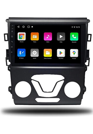 FOR-FORD MONDEO(2013-2018)-9''ANDROİD GERÇEK 2+32 GB / 4 ÇEKİRDEK 1.6Ghz / WIFI 5.0Ghz / BT 5.4-KABLOSUZ CARPLAY-AHD HD GERİ GÖRÜŞ KAMERA HEDİYE