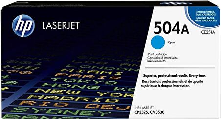 Hp 504A Ce251A Mavi Toner