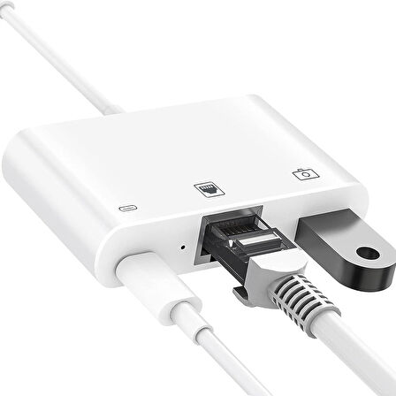 Technow Apple Iphone/ipad Lightning To Ethernet RJ45 Dönüştürücü Adaptörü