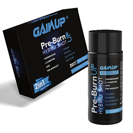 Gainup Pre-BurnUp Hybrid Shot Mix Fruit 20x50ml