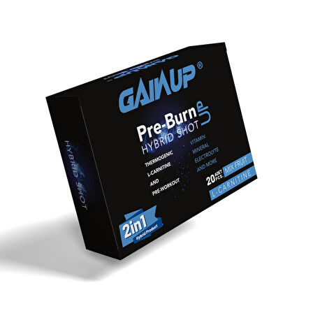 Gainup Pre-BurnUp Hybrid Shot Mix Fruit 20x50ml