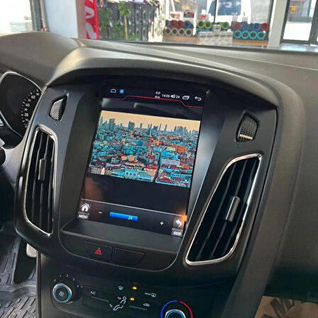 FOR-X FORD FOCUS 3-4 TESLA(2012-2018)-9.7'' QLED ANDROİD GERÇEK 4+64 GB / 4 ÇEKİRDEK 1.6Ghz / WIFI 5.0Ghz / BT 5.4-KABLOSUZ CARPLAY-AHD HD GERİ GÖRÜŞ KAMERA HEDİYE