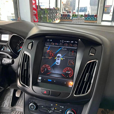FOR-X FORD FOCUS 3-4 TESLA(2012-2018)-9.7'' QLED ANDROİD GERÇEK 4+64 GB / 4 ÇEKİRDEK 1.6Ghz / WIFI 5.0Ghz / BT 5.4-KABLOSUZ CARPLAY-AHD HD GERİ GÖRÜŞ KAMERA HEDİYE