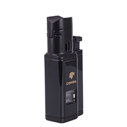 CM0436SY 3 Jet Torch Puro Çakmağı Siyah