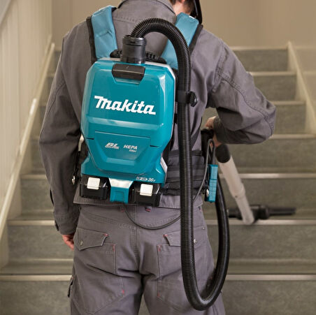 Makita DVC261Z Aülü Sırt Süpürge 18V