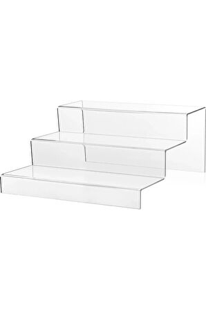 3 Katlı Merdiven Stand (Şeffaf)