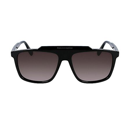 Karl Lagerfeld KL 6107S 001 58 Erkek Siyah Kemik Güneş Gözlüğü