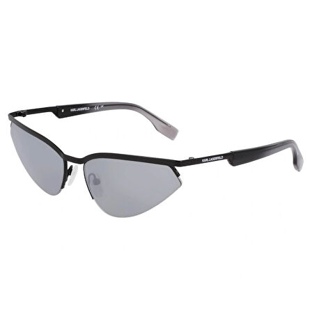 Karl Lagerfeld KL 352S 001 Unisex Cat Eye Siyah Metal Güneş Gözlüğü