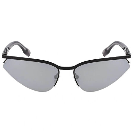 Karl Lagerfeld KL 352S 001 Unisex Cat Eye Siyah Metal Güneş Gözlüğü