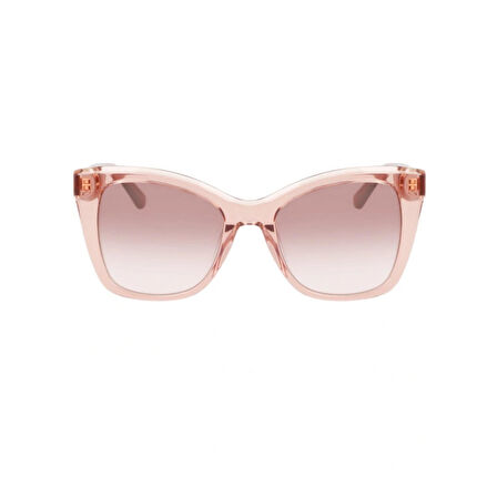 Calvin Klein CK 22530S 601 53 Kadın Kelebek Şeffaf Kahverengi Kemik Güneş Gözlüğü