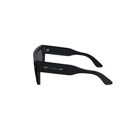 Calvin Klein CK 24502S 059 55 Unisex Kare Siyah Şeffaf Kemik Güneş Gözlüğü
