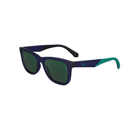 Calvin Klein Jeans CKJ 24302S 400 48 Çocuk Kare Mavi Kemik Güneş Gözlüğü