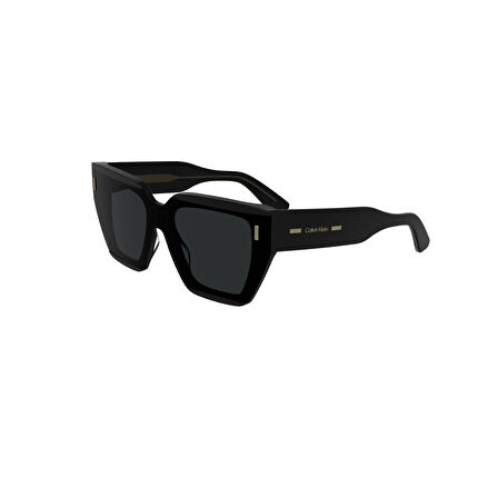 Calvin Klein CK 24533S 001 51 Kadın Geometrik Siyah Kemik Güneş Gözlüğü