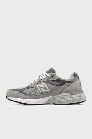 New Balance Deri Karışımlı Logolu Sneaker Ayakkabı Kadın AYAKKABI WR993GL GRİ