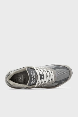 New Balance Deri Karışımlı Logolu Sneaker Ayakkabı Kadın AYAKKABI WR993GL GRİ