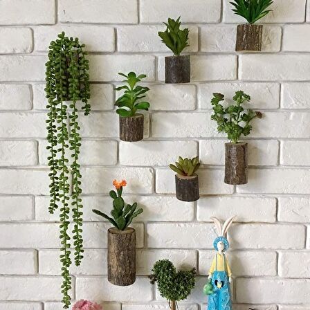 Yapay Çiçek Sarkan String Okaliptus 70cm 3dal
