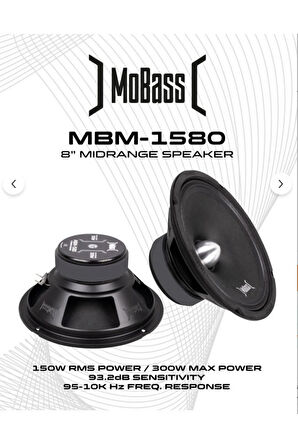MBM-1580-300W MAX-150W RMS-PROFESYONEL 2025 YENİ SERİ-20 CM MİDRANGE HOPARLÖR