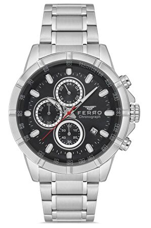 Erkek Çelik Kordon Kol Saati Çelik Kasa Su Geçirmez Multi Fonksiyon Tüm Göstergeler Aktif 2 Yıl Garantili