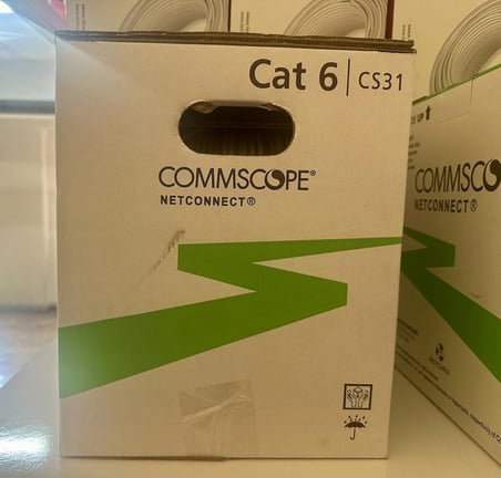 Commscope Cat 6 Halogen Free Utp 23AWG Lszh 305 Metre Beyaz CS31