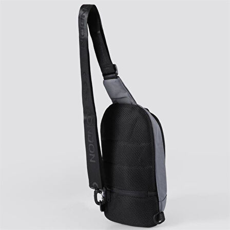 Ççs 31410 Tek Omuz Askılı Sırt ve Göğüs Çantası Gri