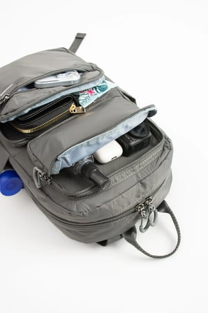 Unisex Suya Dayanıklı Paraşüt Kumaş 5 Bölmeli Laptop Bölmeli Seyahat Ve Okul Çantası Sargın