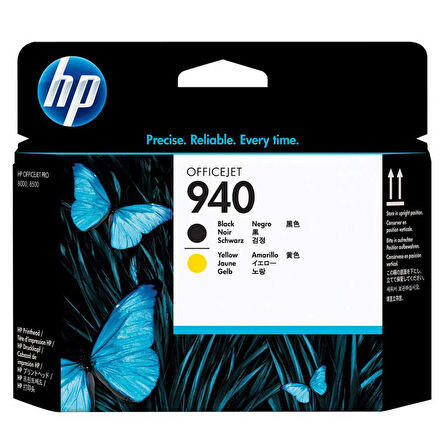 Hp 940-C4900A Orijinal Siyah Ve Sarı Baskı Kafası