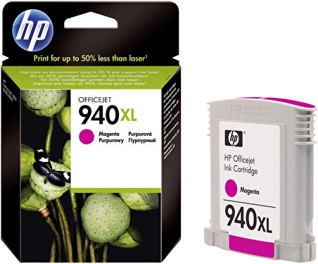Hp 940Xl C4908Ae Kırmızı Kartuş