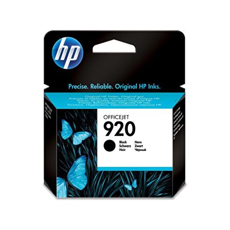 Hp 920 Cd971A Siyah Kartuş