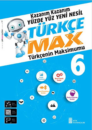 Ata 6.Sınıf Türkçe-Matematik-Fen Bilimleri-Sosyal Bilgiler Max Seti