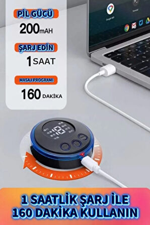 Vurmalı Tens Masaj Cihazı 8 Farklı Masaj Seçeneği 19 Yoğunluk Seviyeli