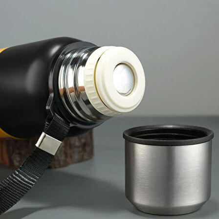 Perlotus 304 L Çelik 750 ml Vakumlu Yeşil Kamp ve Piknik Termosu