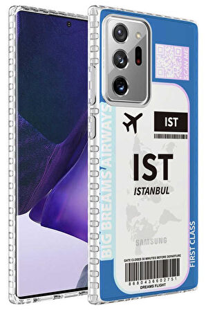  Note 20 Ultra Airbag Kenarlı Renkli Desenli Elegans Silikon