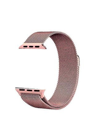 Apple Watch Ultra 49mm Uyumlu KRD-01 Metal Kasa Tel Örgü Mıknatıslı Kordon