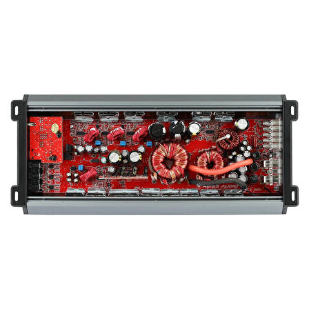 REİSS AUDİO RS-Q1800.5D-4X125W RMS-1X450W RMS MONO-PROFESYONEL 5 KANAL CLASS D OTO ANFİ
